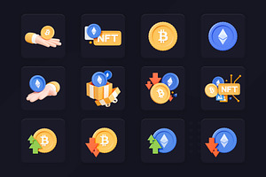 3D NFT & Cryptocurrency