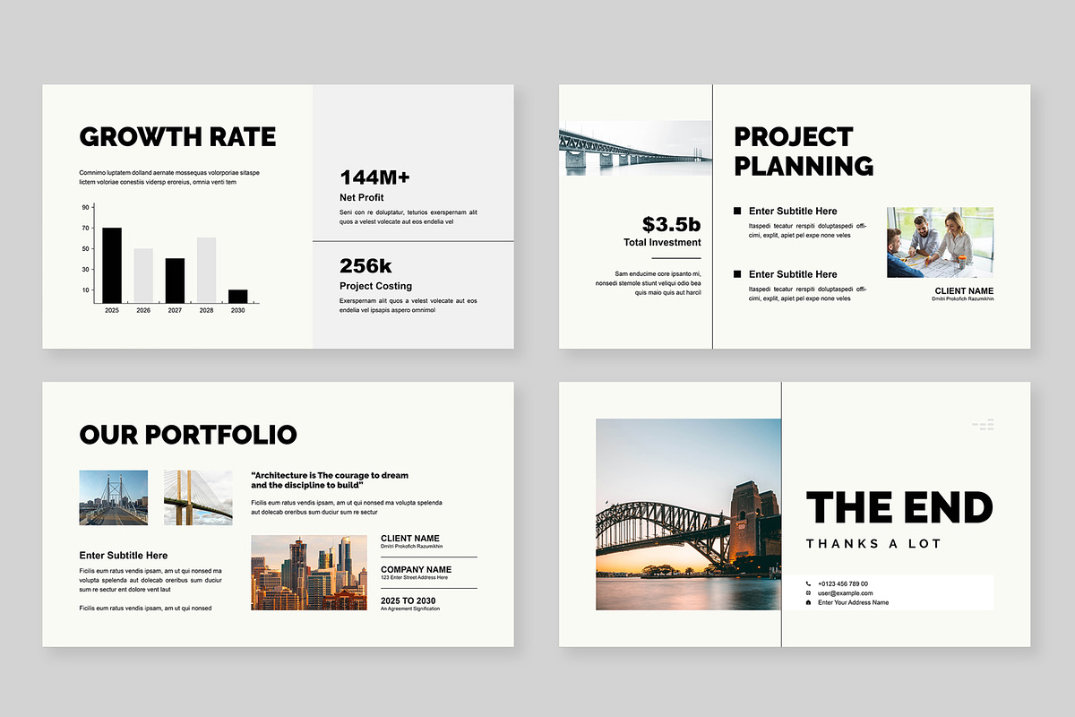 Architecture Portfolio Presentation, a Presentation Template by ContestDesign (Photo 5 of 5)