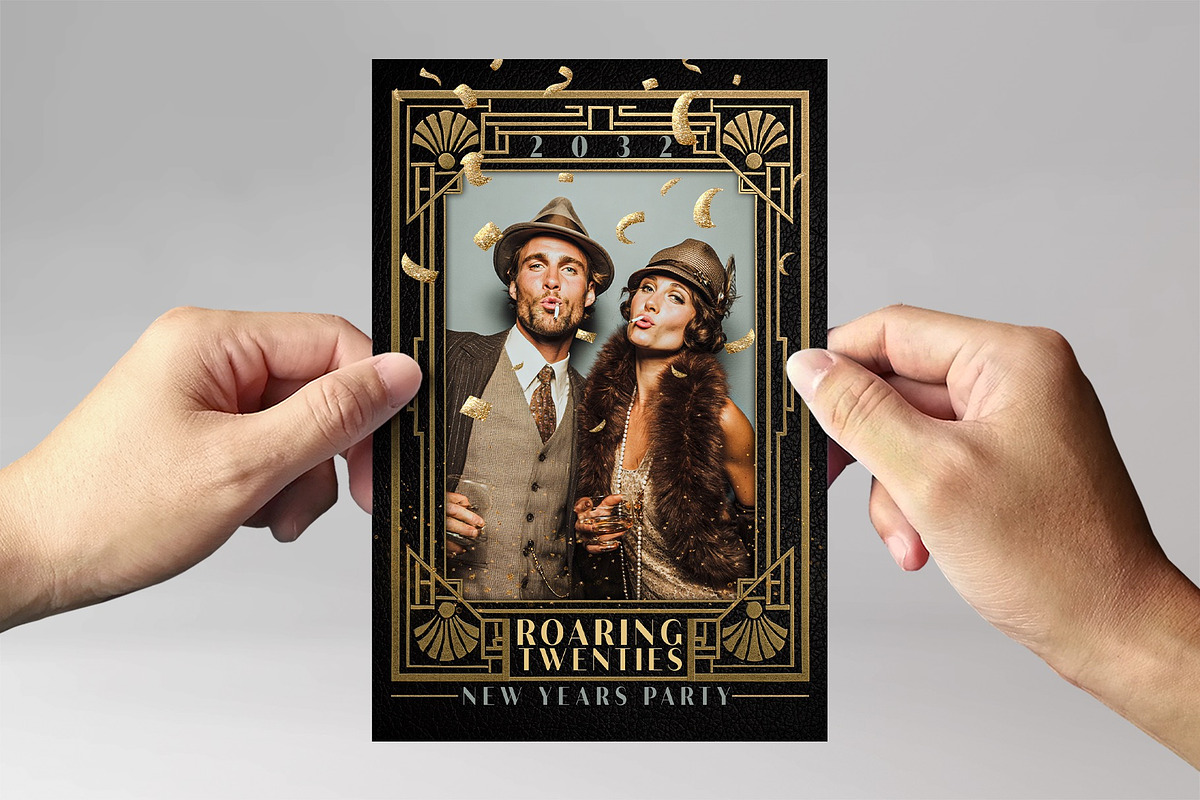 NYE Art Deco Flyer Template, a Flyer Template by BrandPacks (Photo 2 of 3)