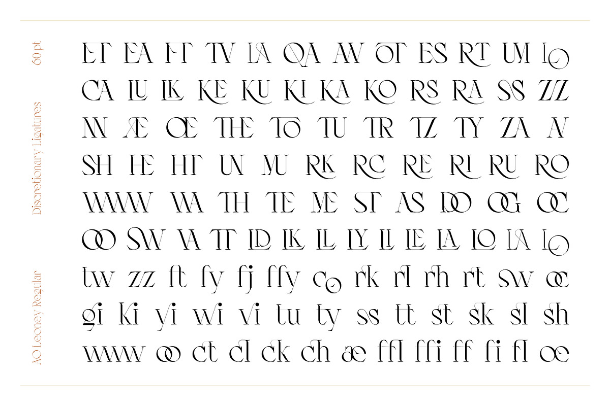 AO Leoney - Display Font Family, a Serif Font by OwunStudio (Photo 4 of 22)