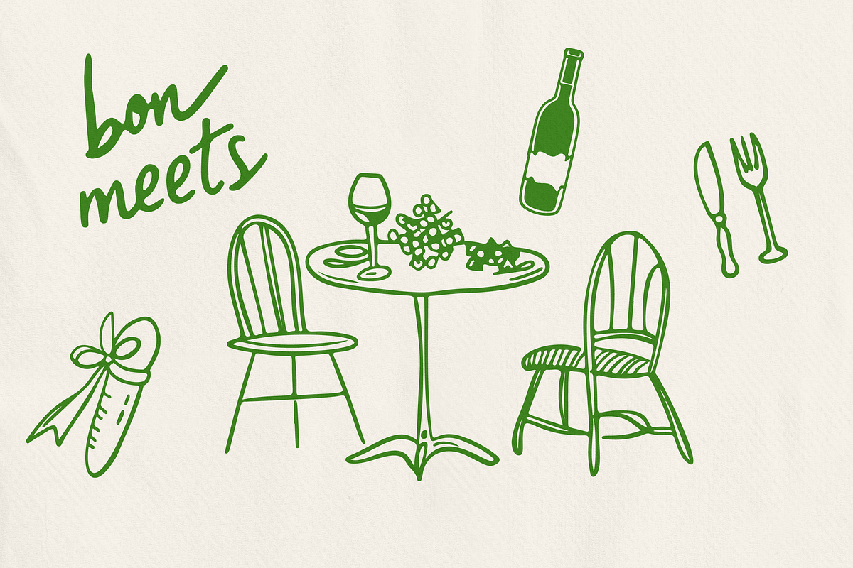 Bonjour, Madame! – Doodles & Posters, an Object Graphic by Kristina&Co (Photo 6 of 13)