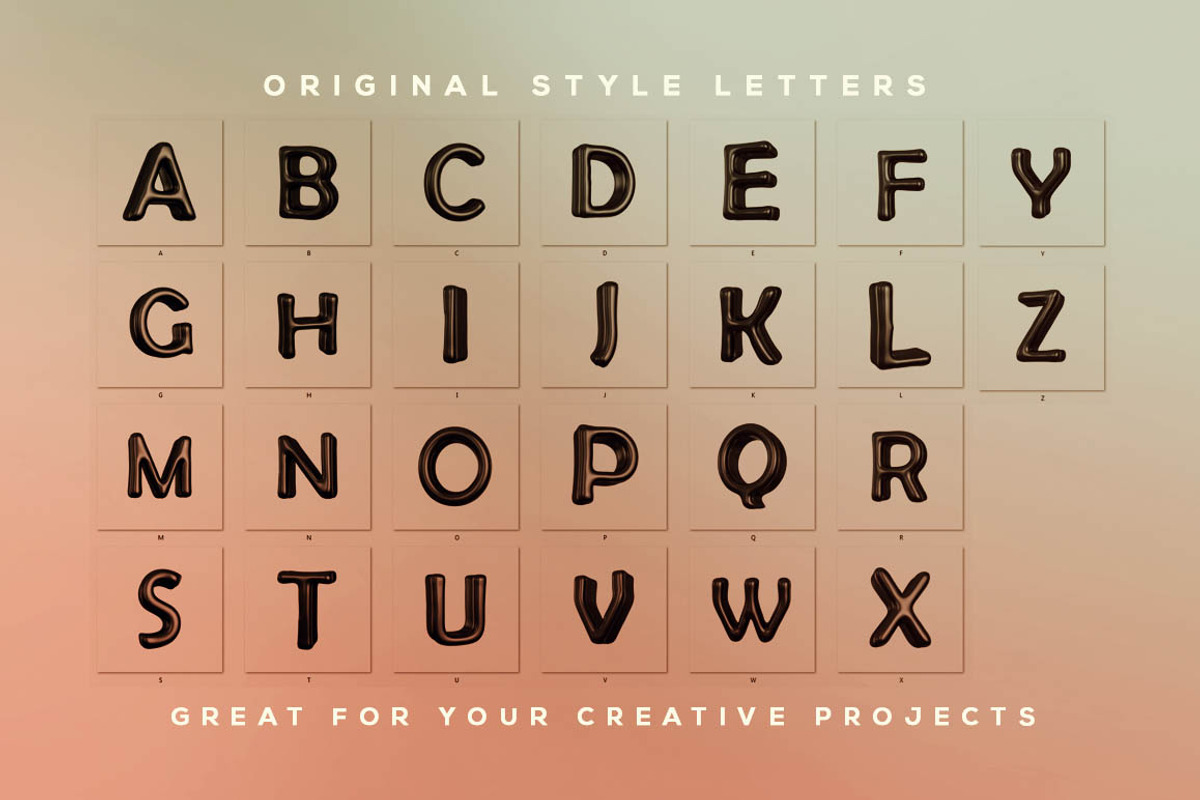 Ballona - 3D Lettering & Font preview 2