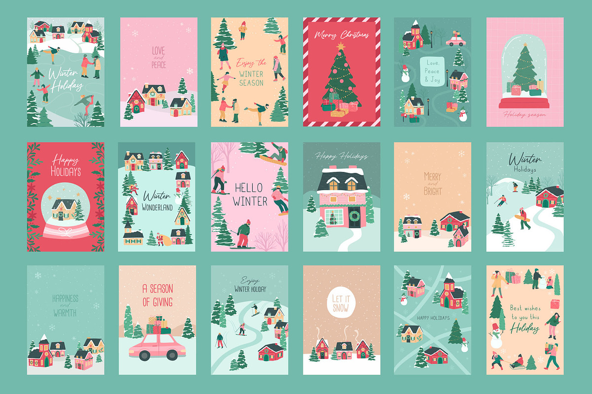 Winter Holiday Illustration, a Background Graphic by CreativeChristiana (Photo 8 of 12)