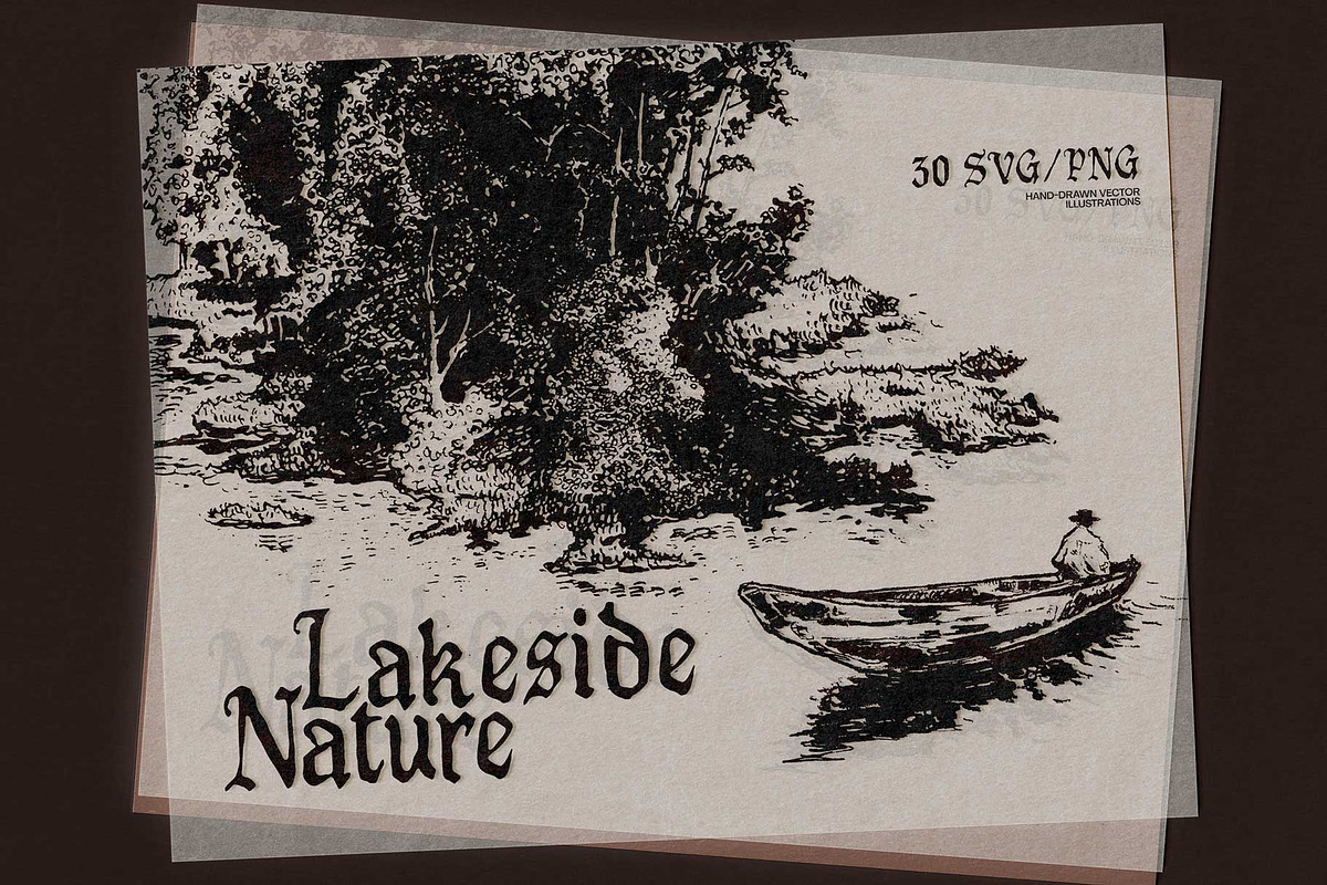 Lakeside Nature Illustrations, an Empty State Illustration by TheMountBirdStudio (Photo 1 of 17)