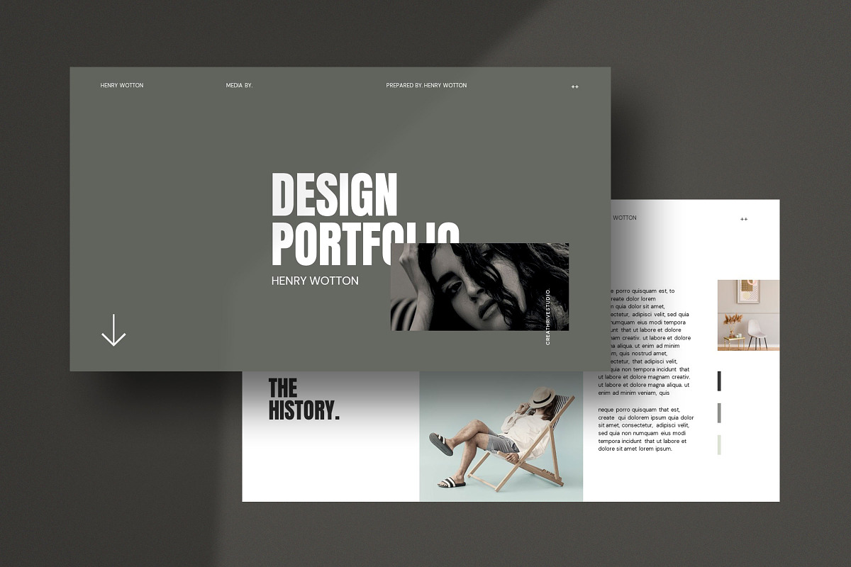 CANVA | Design Portfolio, a Presentation Template by creathrivestudio (Photo 6 of 11)
