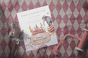 Circus watercolor set, an Animal Illustration by Eisfrei (Thumbnail 3 of 5)