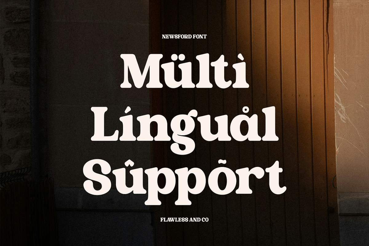 Newsford - Elegant Retro Serif Font, a Serif Font by Flawless And Co (Photo 10 of 10)