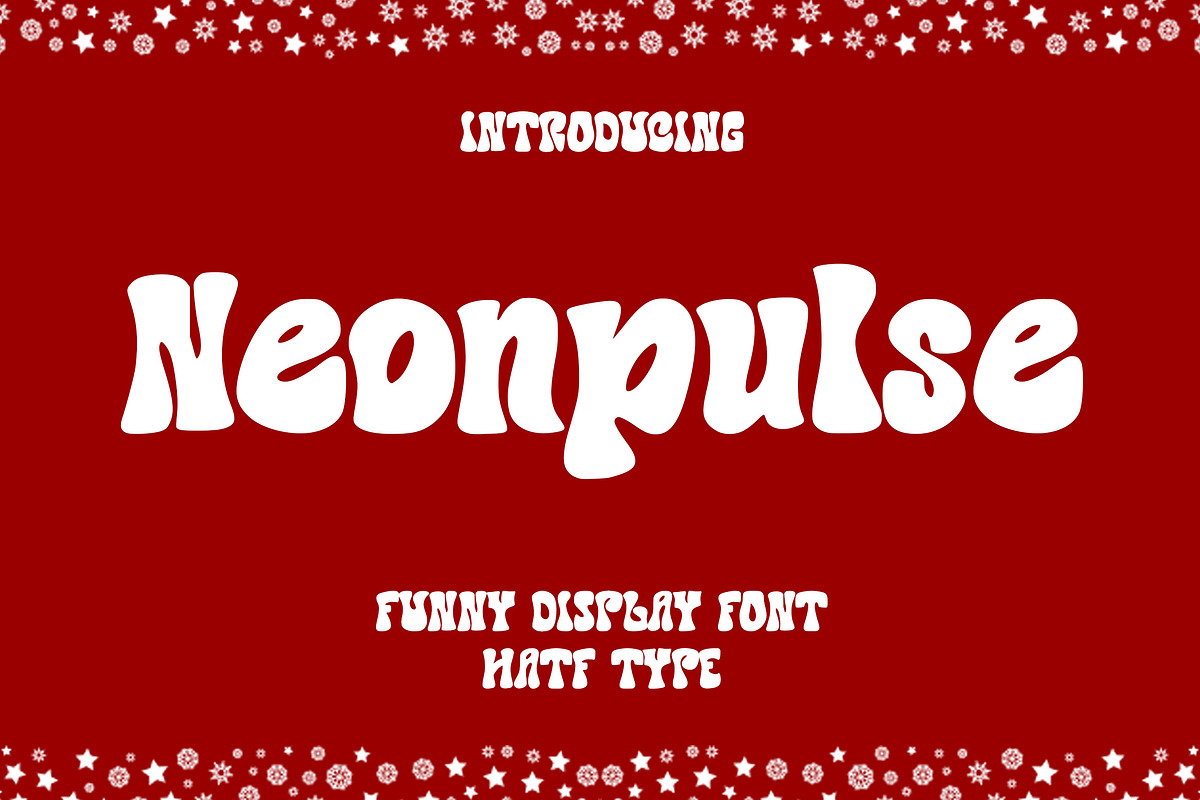 Neonpulse, a Handwritten Font by HATFSTUDIO (Photo 1 of 6)