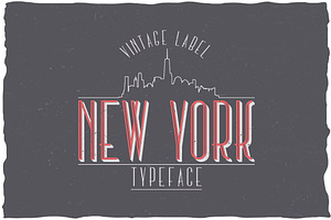 New York Label Typeface