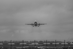 Airplane stock picture