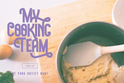 White Rainbow Playful Vintage Font, a Font by Helotype (Thumbnail 5 of 9)