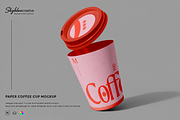 Paper Coffee Cup Mockup, a Cups & Container Mockup by skybluecreative (Thumbnail 1 of 2)