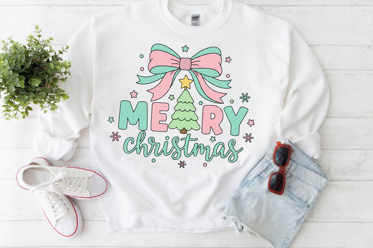 Merry Christmas Coquette Png, an Illustration by Craft Nest (Photo 5 of 6)