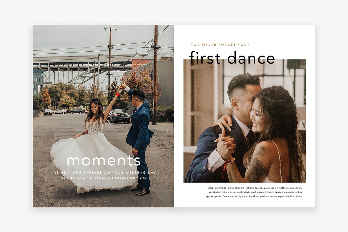 30-Page Wedding Photography Magazine, a Magazine Template by molly ho studio (Photo 3 of 7)