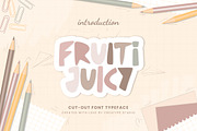 Fruiti Juicy Cut-Out Typeface, a Font by Creatype Studio (Thumbnail 1 of 9)