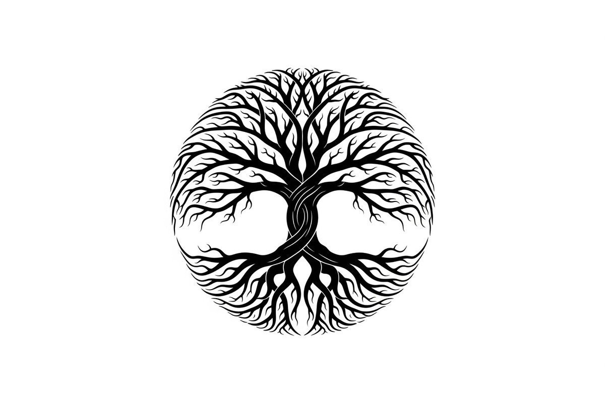 Tree of Life Circle SVG Bundle, an Illustration by Gfx_Store (Photo 22 of 50)