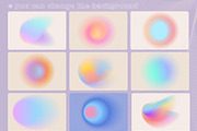 30 gradient backgrounds, 27 blurs, a Texture Graphic by Olesia_ig (Thumbnail 8 of 20)