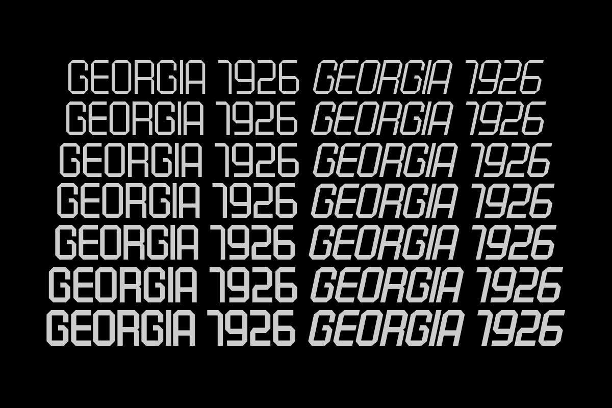 Georgia 1926 – Modern Display Sans, a Sans Serif Font by Fikryal Studio (Photo 2 of 11)