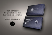 Corporate Business Card Template, a Business Card Template by FakhiiDesigns (Thumbnail 4 of 7)