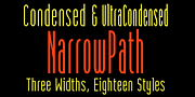NarrowPath, a Sans Serif Font by Ingrimayne Type (Thumbnail 1 of 8)