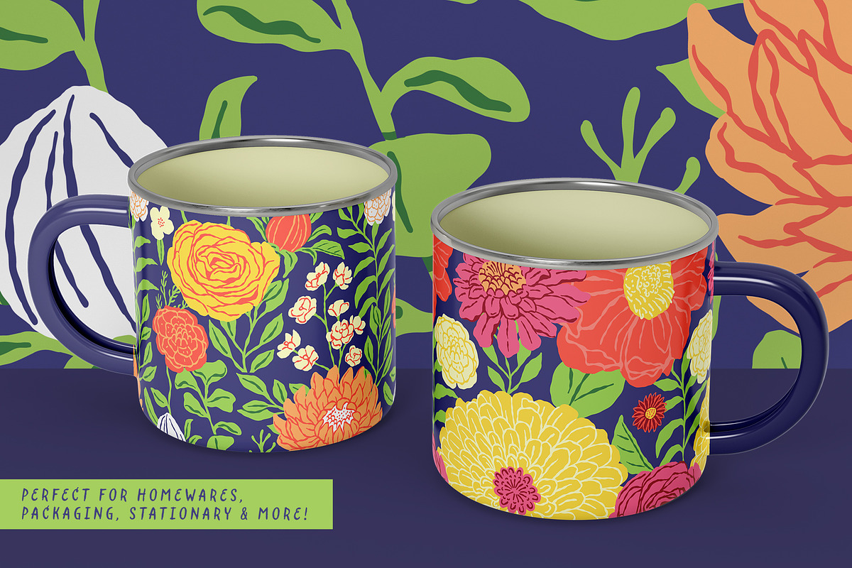 Bloomcore Vector Patterns & Graphics, a Pattern Graphic by rouxsupplyco (Photo 6 of 12)