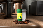 Paper Cup Mockup, a Cups & Container Mockup by Fourshape (Thumbnail 3 of 5)