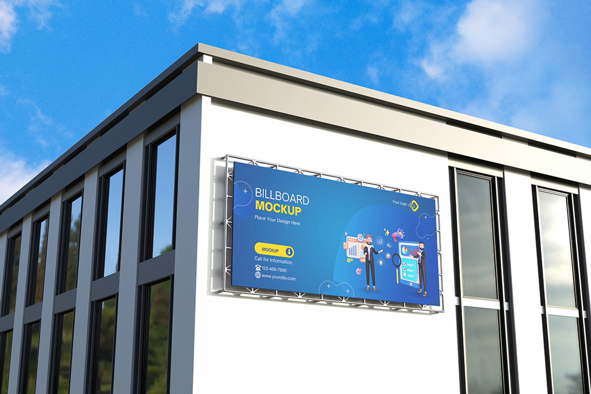 Billboard Mockup, an Advertising Mockup by bimockup (Photo 2 of 5)