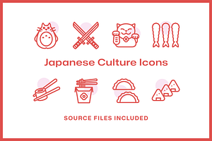 40 Japanese Culture Icons