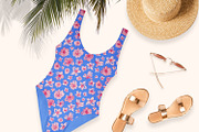 Pink Watercolor Flowers, a Pattern Graphic by MalyskaStudio (Thumbnail 8 of 13)