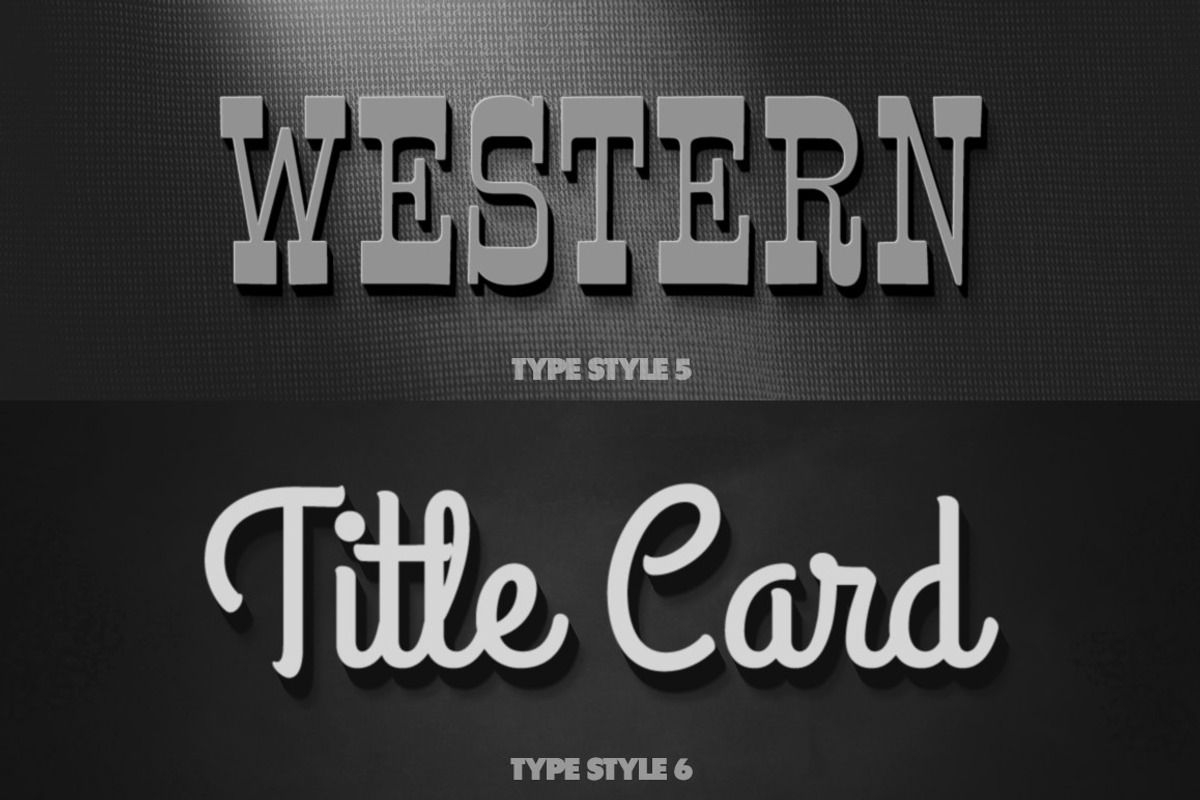 Vintage Movie CSS Type Styles (+PSD), a Templates & Theme by Rex Rainey (Photo 4 of 5)