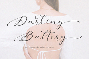 Darling Buttery - Modern Script Font