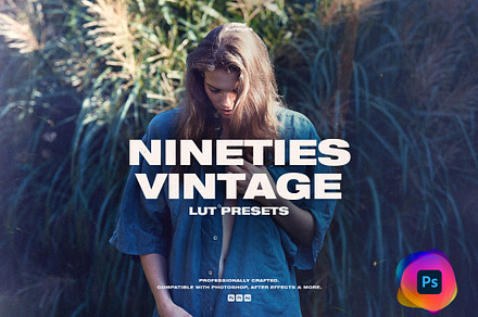 90's Vintage LUT Presets Photoshop