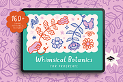 Whimsycal Botanics for Procreate, a Brush Add-On by Pencil Twist (Thumbnail 1 of 10)