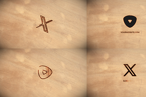 Logo Burnt Wood | After Effects
