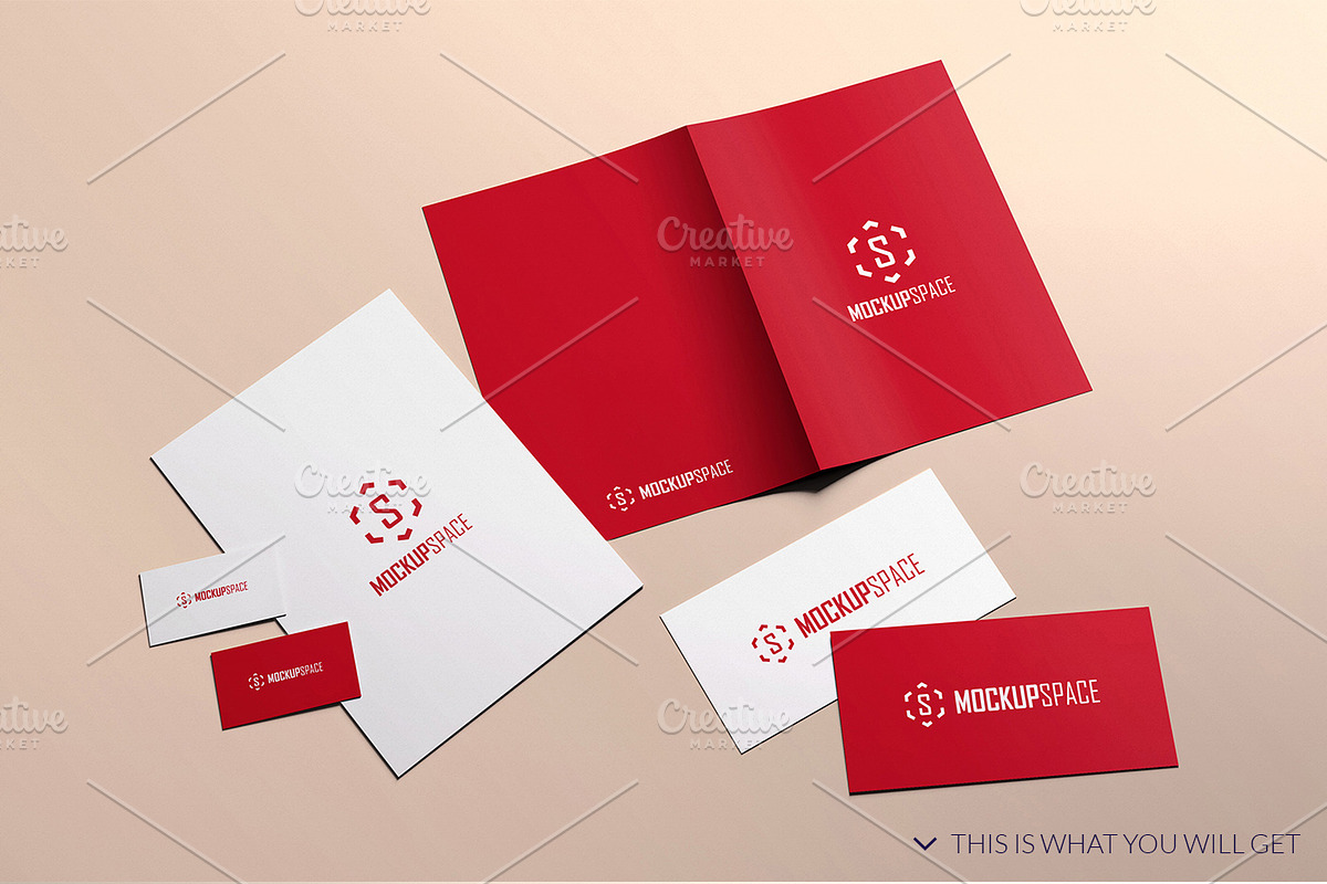 Elegant Stationery Brand Mock-Up, a Books & Magazine Mockup by MockupSpace (Photo 11 of 15)