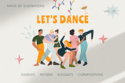 Let's Dance Party Collection, a Decorative Illustration by Pattern.Culture (Thumbnail 1 of 11)