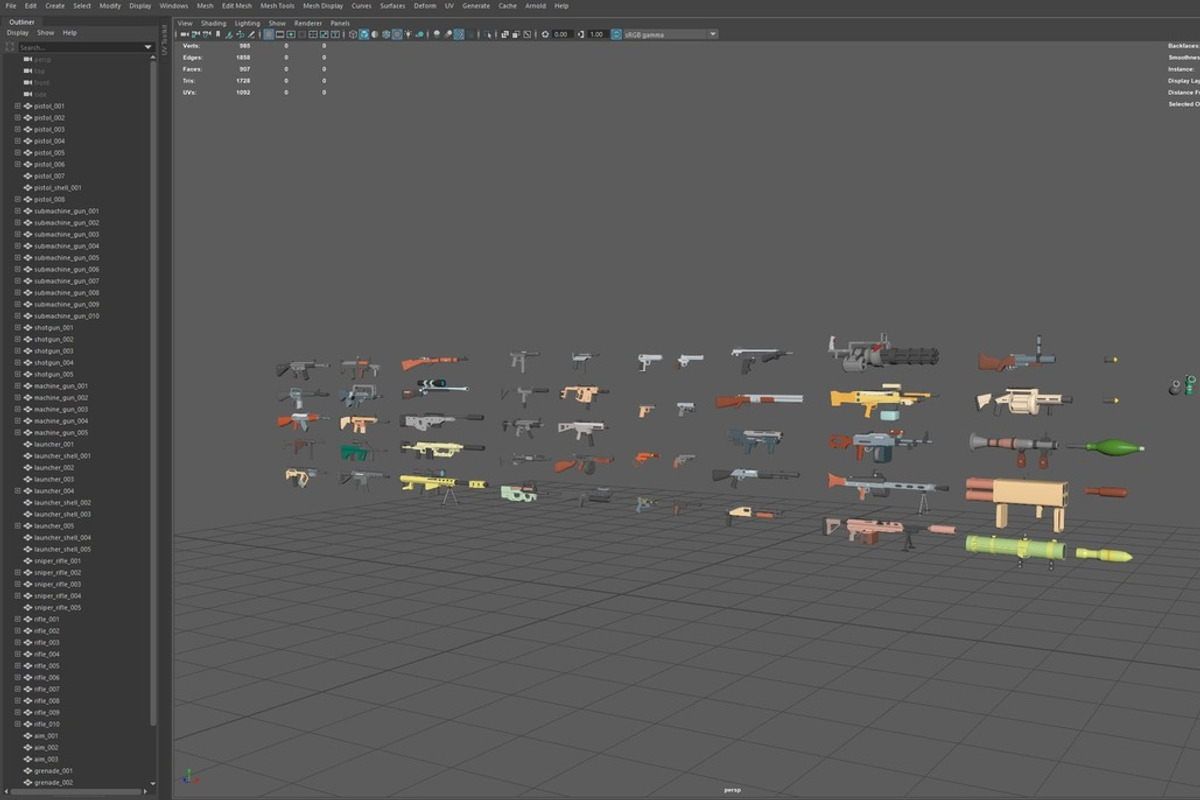 Weapons 2, an Object 3D Model by ithappy (Photo 30 of 32)
