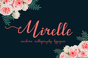 55% OFF Mirelle script + Bonus, a Script Font by Vintage Shop (Thumbnail 1 of 6)