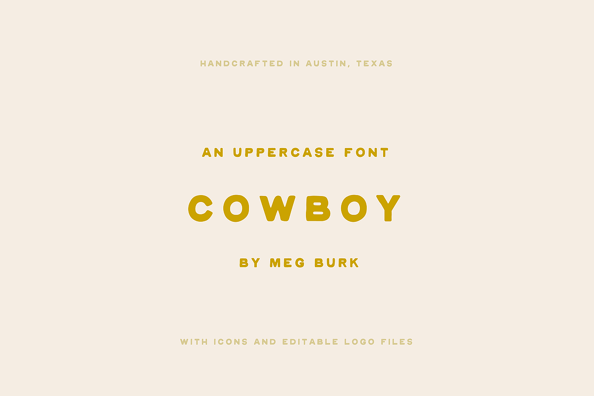 Rancheros Western Font Trio