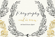 Florygraphy. Autumn. Ink clipart, an Illustration by LABFcreations (Thumbnail 4 of 4)
