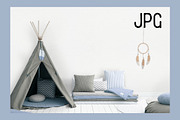 Kids Room Wall/Frame Mock Up 13, a Print Template by Whimsicality (Thumbnail 4 of 4)