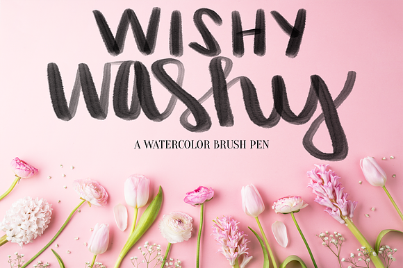 Wishy Washy Procreate Brush preview 2