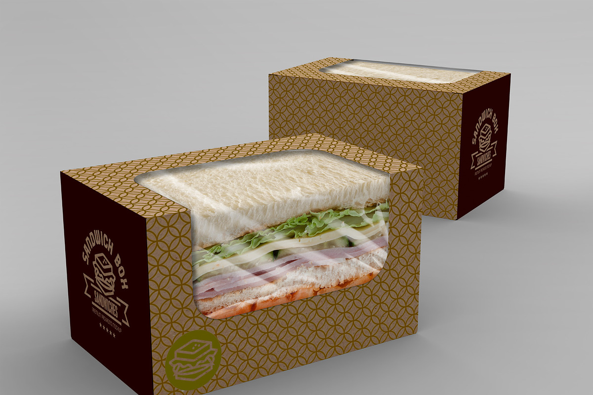 SandWich Boxes Mock-Up, a Packaging Mockup by PSD Market (Photo 9 of 9)