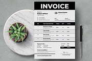 Invoice Design Template, a Stationery Template by MightyDesign (Thumbnail 1 of 7)