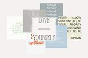 Instagram Quotes Posts Stories PS, a Social Media Template by Love Radiation Studio (Thumbnail 9 of 19)