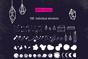 Space, florariums, tropical leaves, an Object Graphic by Maru_art (Thumbnail 2 of 8)