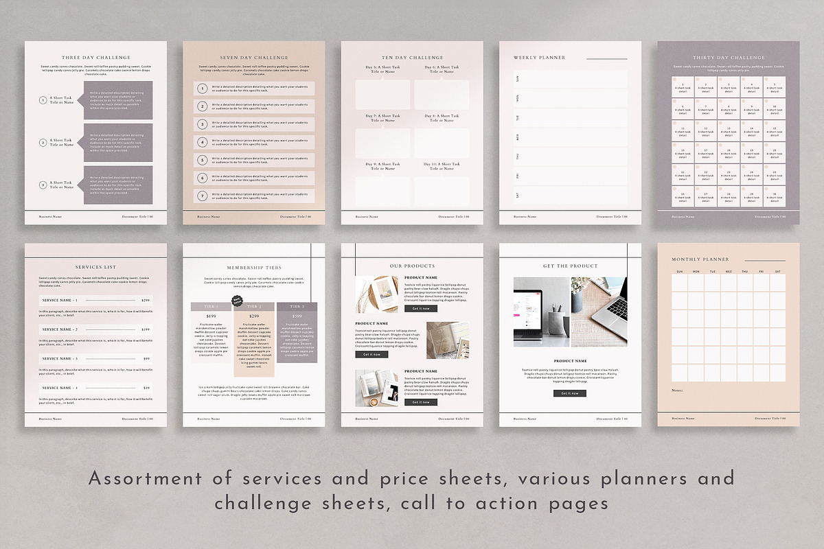 Course Creator Workbook eBook Canva, a Magazine Template by Studio Sugoi (Photo 8 of 10)