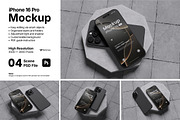 iPhone 16 Pro Mockup Bundle Set, an iPhone Mockup by Rielismee (Thumbnail 1 of 5)