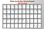 Kids activity worksheets, a Graphic by Hitubrand (Thumbnail 4 of 5)