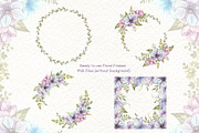 Watercolor Cats and Flowers, an Animal Illustration by TanataDesign (Thumbnail 6 of 9)